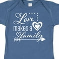 thumbnail image 4 of Inktastic Love Makes a Family Hearts and Arrow Boys or Girls Baby Bodysuit, 4 of 5