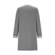 thumbnail image 4 of HongQid Women's Long Sleeve Zipper Nightshirt with Pockets Button Down Nightgown Sleepwear Pajama Dress, 4 of 5
