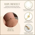 thumbnail image 3 of 14K Yellow Gold Ladybug Nature Charm Baby Bracelet, 3 of 3