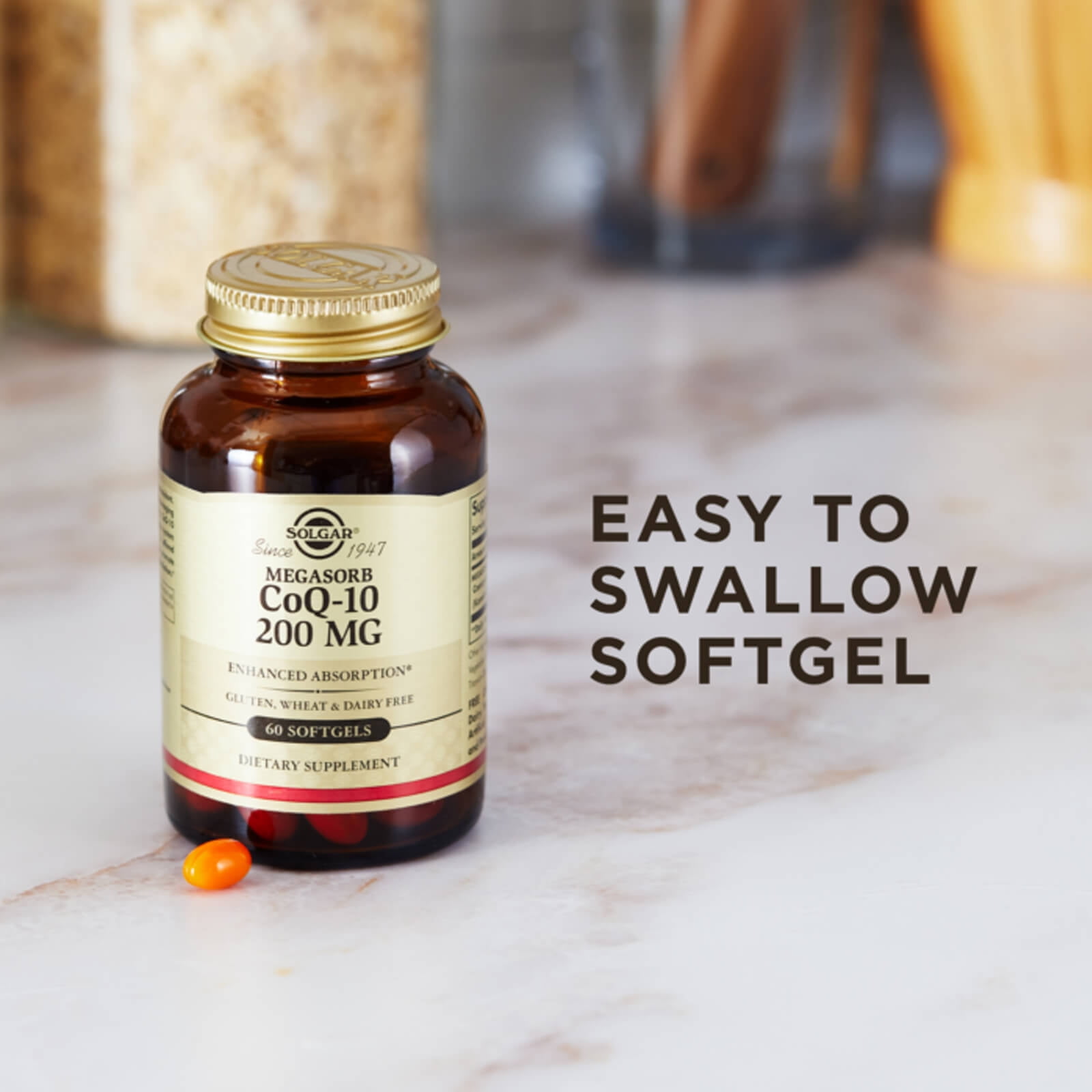 Solgar CoQ-10 200 MG  - 60 Softgels - Solgar