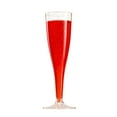 thumbnail image 5 of 100 Pack Gold Glitter Plastic Champagne Flutes 5 Oz Clear Plastic Toasting Glasses Disposable Wedding Party Cocktail Cups, 5 of 9