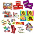 thumbnail image 2 of Airheads Candy Mini Bars, Blue Raspberry Flavor, 40 Pieces Bulk Bag, Individually Wrapped Non-Melting Chewy Fruit Taffy, Gluten Free, Perfect for Birthdays, Parties & Pantry (1 lbs), 2 of 7