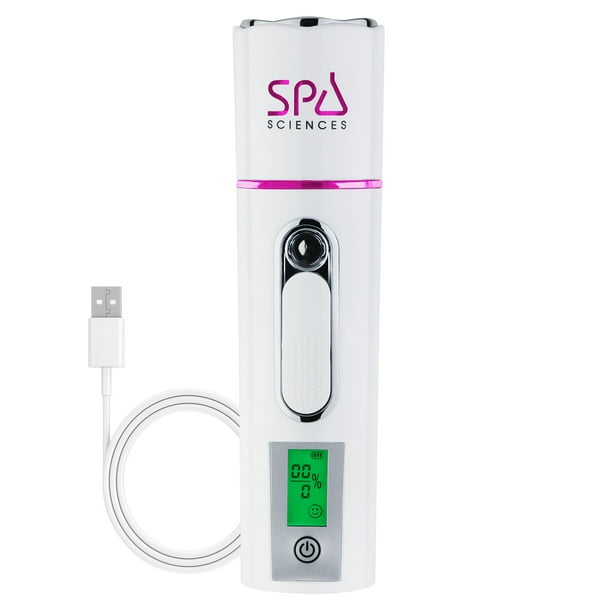Spa Sciences NANO MISTER PLUS, Handheld Cool Mist Sprayer with Battery