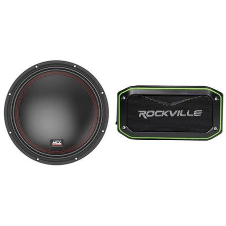 MTX 5510-22 10" 400 Watt RMS DVC 2-ohm Car Audio Subwoofer Sub Home Speaker