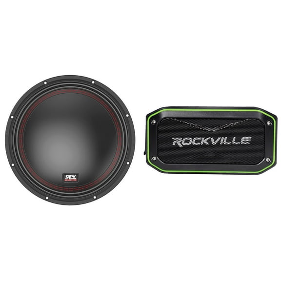 MTX 5510-22 10" 400 Watt RMS DVC 2-ohm Car Audio Subwoofer Sub Home Speaker