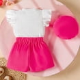 thumbnail image 6 of UAYOTSE Baby Girl Clothes Newborn Tops Ruffle Sleeve Short Jeans Skirt Infant Outfits Set,Sizes 18-24 Months, 6 of 9