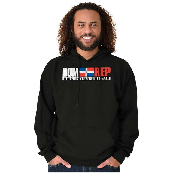 Dominican Republic DR Heritage Pride Hoodie Sweatshirt Women Men Brisco Brands S