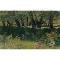 thumbnail image 3 of Hans Sandreuter 14x11 Black Modern Framed Museum Art Print Titled - Chestnut Forest Near Bignasco (1896), 3 of 5