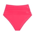 thumbnail image 4 of Bikinis for Women High Waisted Bikini Bottoms Tummy Control Triangle Swimwear Bottom Bathing Suit Hot Pink XL, 4 of 5