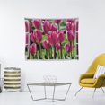 thumbnail image 6 of Pink Tulip Window View Tapestry– 3D Open Window Floral Wall Hanging Spring Garden Bloom Wall Decor for Bedroom Living Room 40x60inch, 6 of 6