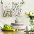thumbnail image 2 of Wildflower Floral Kitchen Towels Dish Towels, 18x26 Inch Leaves Holiday Decoration Hand Towels Set of 2, 2 of 6