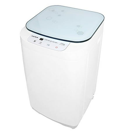 Compact Washing Machine, KAPAS Fully Automatic 2-in-1 Washer & Dryer Machine with 8 lbs Capacity Top Load Tub (Best He Top Load Washer)