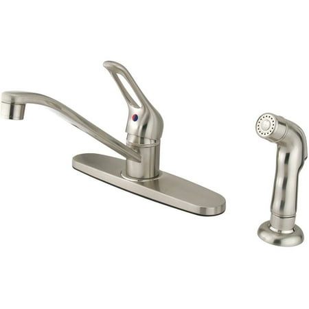 Kingston Brass FB562SNSP 8 Centerset Kitchen  Faucet   Kingston Brass FB562SNSP 8 Centerset Kitchen  Faucet