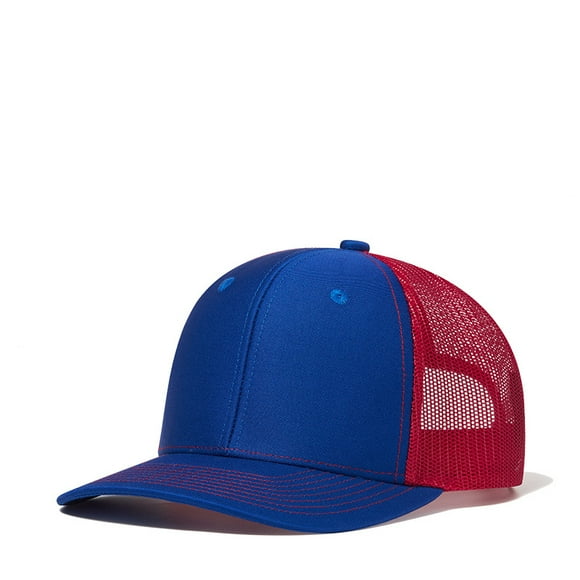 Richardson style 112 mesh cap trucker hat with leather patch Richardson Cap Embroidery Richardson 112 Trucker Hat custom mesh