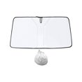 thumbnail image 1 of Protector de parasol plegable para parabrisas que mantiene la cubierta de su vehículo para SUV sedanes. Plata titanio L, 1 of 9