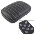 thumbnail image 1 of para HARLEY 1x Asiento trasero para pasajero Almohadilla para pasajero 8 ventosas Patrón horizontal, 1 of 4