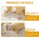 thumbnail image 3 of unbranded 1Par Calcetines Amarillos Antideslizantes Para Uso Diario Fáciles De Poner Y Quitar, 3 of 8
