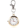 thumbnail image 1 of SHISUYAN Portable Keychain Watch with Exquisite Zinc Alloy Design for Bag Golden Color 1.5 Inches, 1 of 8