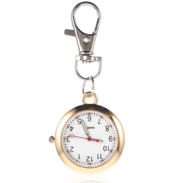 Reloj llavero, reloj para colgar en el pecho, reloj cronometrador para exámenes, llavero para mochila