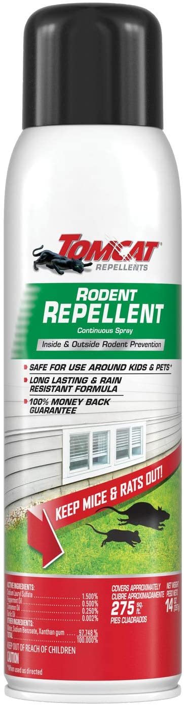 Tomcat Repellents Rodent Repellent Continuous Spray 14 Oz Walmart Com