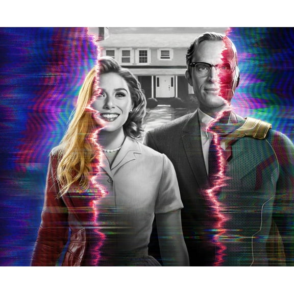 DIY 5d Diamond Painting Kits for Adults WandaVision Full Drill Diamond Art Kits Paint by Numbers Diamond Dots Kits for Adults Beginner