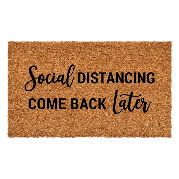Calloway Mills Social Distancing Doormat, 36" x 72"