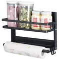 thumbnail image 4 of Organizadores plegables de condimentos con base fuerte para puerta de refrigerador, estante de almacenamiento para utensilios de cocina, diseño eficiente del espacio, estante de cocina, 4 of 9