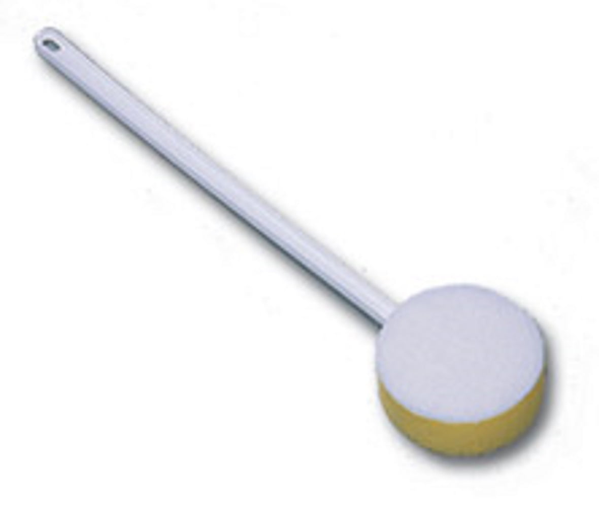 Norco Bath Sponge, 22" Long Handle, Round with Loofah