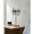 thumbnail image 5 of Livabliss Jonan Modern Accent Table Lamp, 25-inch, Nickel with White Shade, 5 of 5