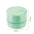 thumbnail image 2 of Dsseng PureCasaRotating Desktop Vacuum Cleaner for Desk Computer Keyboard  2-Speed Rechargeable Mini Tabletop Cleaning Machine Vacuum for Home School Office  Gift for Kids Dtudents  1PC, 2 of 9