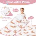thumbnail image 3 of Cartoon Corgi Toddler Nap Mats for Kids Preschool,Sleeping Mat Bag or Kids,Toddler Sleeping Bag,Toddler Nap Mat or Daycare, 3 of 6