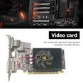 thumbnail image 4 of Tarjeta de vídeo GT210 512M DDR3 64Bit, compatible con HDMI, VGA, DVI, tarjeta de vídeo para ordenador, funcionamiento con poco ruido, accesorios para ordenador de escritorio Hugtrwg Para estrenar, 4 of 9