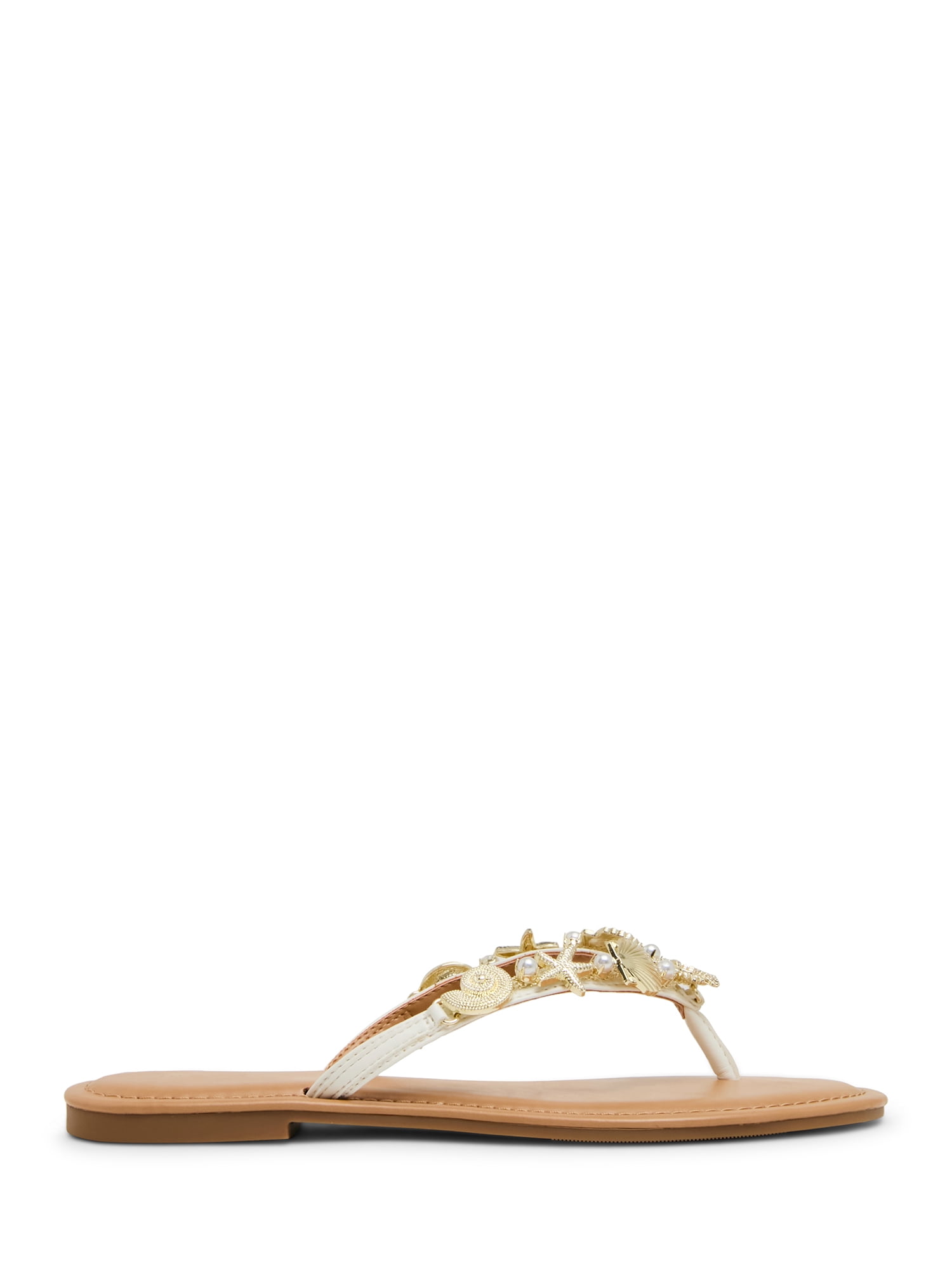 Madden Girl Women's Seaside Ornamented Thong Sandal