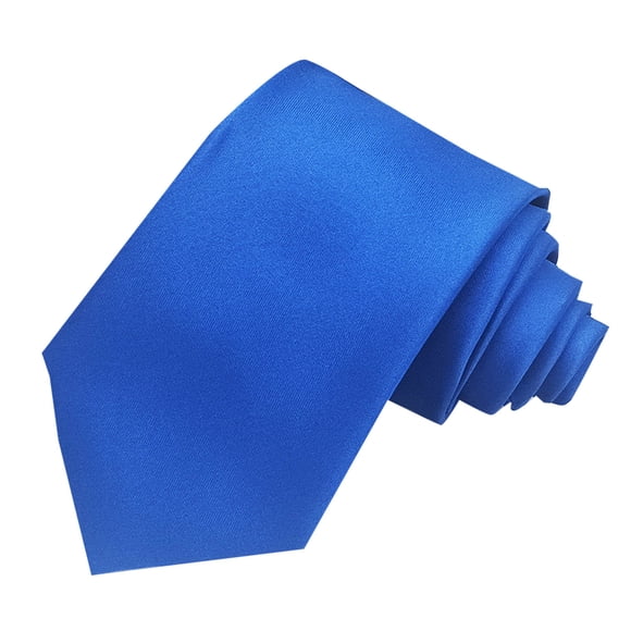 Blue Mens Fashion Business Tie 8Cm Width 3.15 Inches Length 58.27 Inches Solid Polyester Hand Tie For Daily Business Occasions Blue Free Size