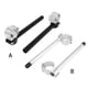 thumbnail image 5 of Speravity 1 par de manillares de motocicleta, manillar de motocicleta ajustable, reemplazo de barra, tubo de montar de aleación de aluminio extraíble, Accesorios para motos Plata Speravity VI017331-02B, 5 of 6
