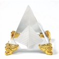 thumbnail image 1 of Pirámide de cristal Amlong de 5,8 cm con base dorada, 1 of 5