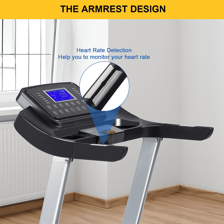 MaxKare 3HP Folding Treadmill with 15 Auto Incline 10 MHP