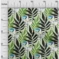 thumbnail image 2 of oneOone Cotton Poplin Mint Fabric Leaves & Floral Dress Material Fabric Print Fabric By The Yard 56 Inch Wide, 2 of 5