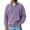 Pink, variant on Men's Washed Vintage Quarter-Zip Solid Color Sweatshirt, Mock Neck Casual Pullover Top, Fall Spring Retro Streetwear,Pink,L