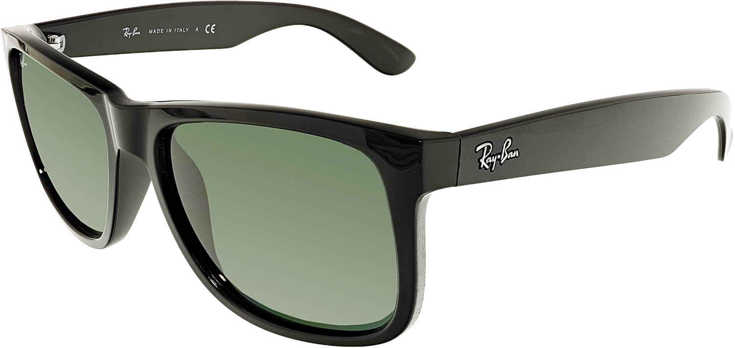 Ray Ban Men s Justin Classic RB4165 601 71 55 Black Square Sunglasses Walmart Canada
