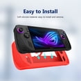 thumbnail image 3 of Silicone Cover Case for ROG Ally X Soft Protective Sleeve with 2 Thumb Grip Caps Anti-Scratch Dustproof Protector Ultra Slim Skin Shell for ROG Ally X Handheld Game Console, 3 of 7