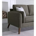 thumbnail image 3 of Lilola Founders Cotton Blended Fabric Sectional Sofa Chaise in Brown, 3 of 3