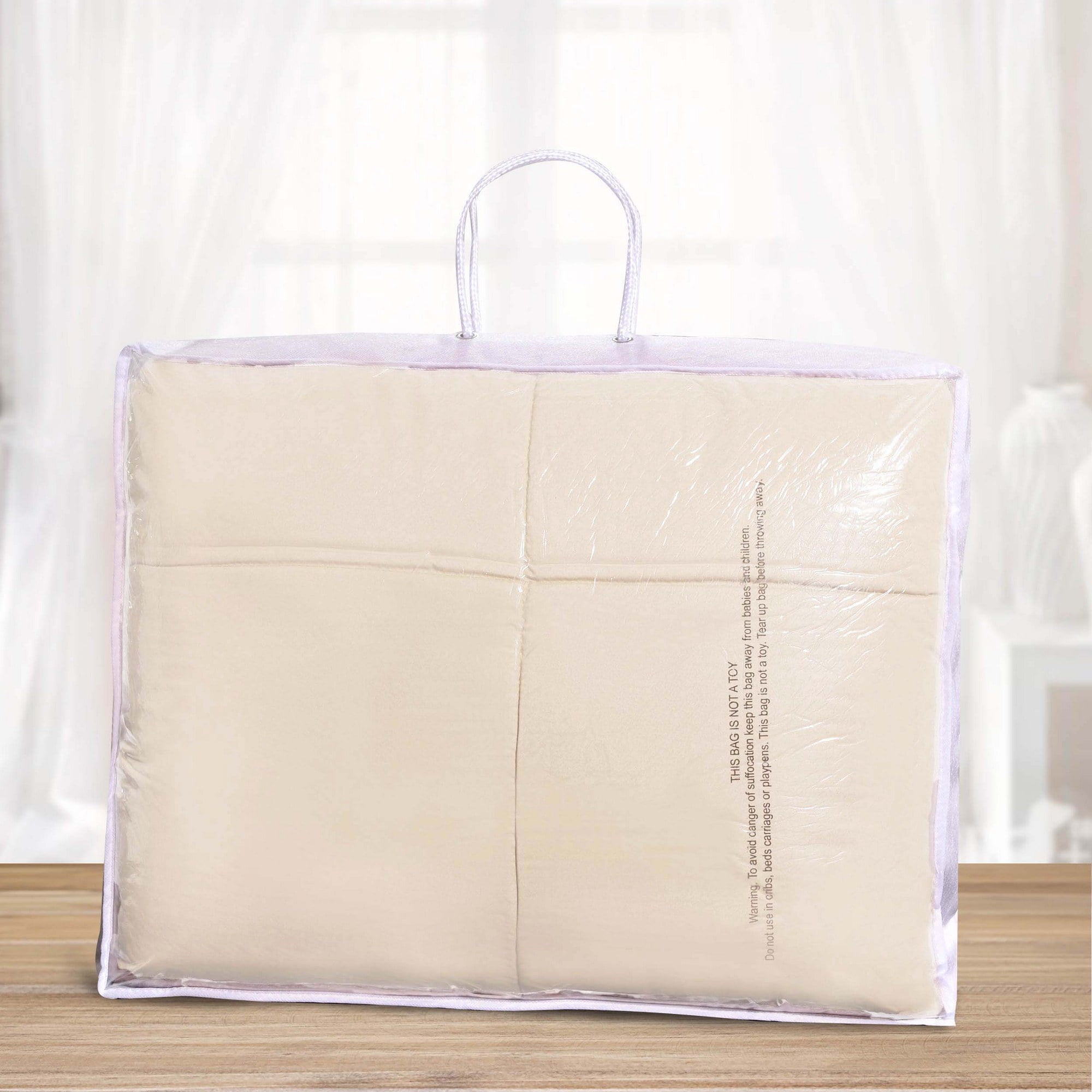 Superior Classic Reversible Comforter, Twin XL, Ivory