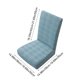 thumbnail image 3 of Funda elástica para silla de comedor, semicircular, para el hogar, con respaldo y cojín universal., 3 of 5