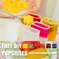 thumbnail image 4 of Reusable Molds 6-Pack - BPA Free Ice Pop Maker with Easy-Release Design & Reusable Sticks - DIY Homemade Frozen Treats for Kids & Adults, 4 of 8