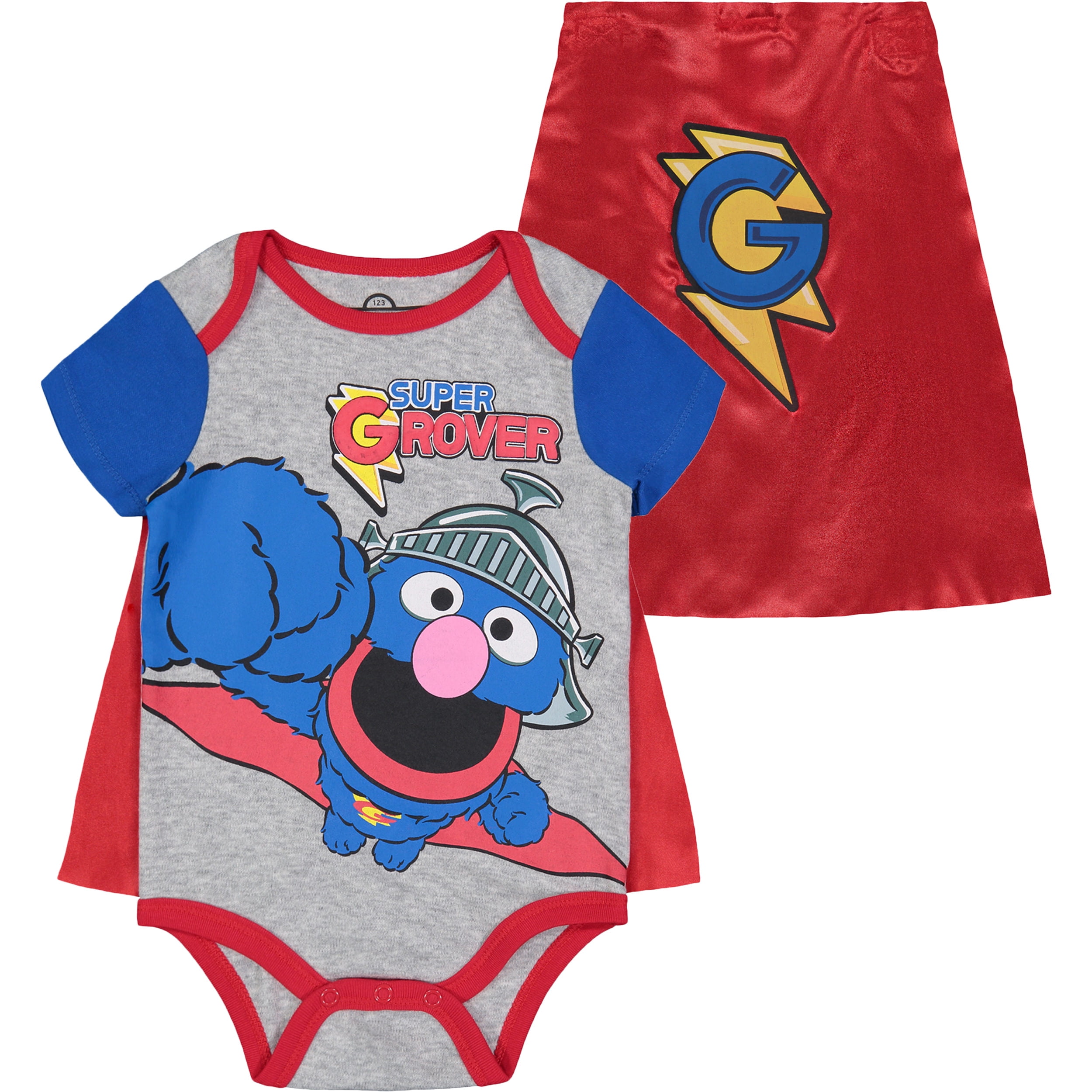 Sesame Street Sesame Street Super Grover Baby Boys Costume Bodysuit With Cape Grey 0 3m Walmart Com Walmart Com Sesame Street Sesame Street Super Grover Baby Boys Costume Bodysuit With Cape Grey 0 3m Walmart Com Walmart Com