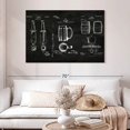 thumbnail image 2 of Elephant Stock Beer Compilation Bw Patent Wall Art - Horizontal Canvas Wall Art - Living Room Wall Decor - Food And Drink Canvas - Black And White Decor - 48" x 32", 2 of 8