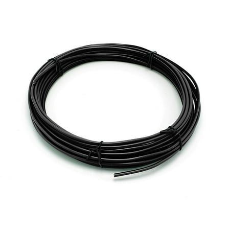 - THE CIMPLE CO - Solid Copper Grounding Wire | Proudly Made in America | Ground Protection Satellite Dish Off-Air TV Signal | UV Jacketed Antenna Electrical Shock # 10 Gauge AWG THHN | Black 75 FT