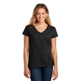 thumbnail image 1 of District T-Shirt Col en V pour Femmes DT8001, 1 of 1