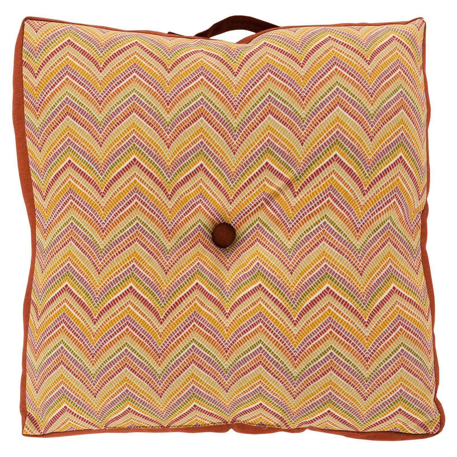 Surya 22 x 22 in. Decorative Button Tufted Polyester Floor Cushion